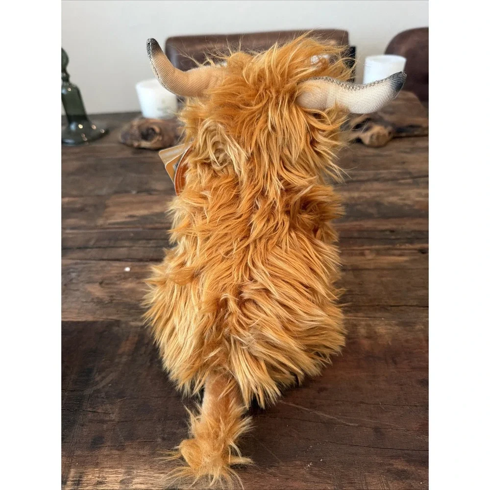 Living Nature Highland Cow Soft Toys - AN341!